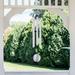 Nature's Melody Tuned 6-Tube Outdoor Wind Chimes Metal | 28 H x 4.5 W x 4.5 D in | Wayfair NTM-AT28SV