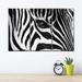 Dakota Fields Zebra Eye Wall Art Multi Piece Canvas Print On Canvas 3 Pieces Set Metal in Black | 32 H x 50 W x 1.25 D in | Wayfair