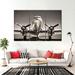 Latitude Run® Black & White Vintage Airplane - 3 Piece Wrapped Canvas Print Canvas in Gray/White | 57 H x 36 W x 1.25 D in | Wayfair
