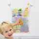 Filet de rangement de jouets de bain pour bébé filet de rangement avec ventouses fortes sac à