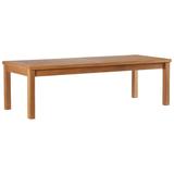 Upland Outdoor Patio Teak Wood Coffee Table - East End Imports EEI-4122-NAT