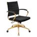 Jive Mid Back Performance Velvet Office Chair - East End Imports EEI-4281-BLK