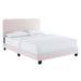 Celine Channel Tufted Performance Velvet King Platform Bed - East End Imports MOD-6333-PNK