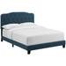 Amelia Full Upholstered Fabric Bed - East End Imports MOD-5839-AZU