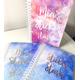 Galaxy Reusable Sticker Album - Holographic - 5 x 7 inch - Pink Galaxy- Sticker Book