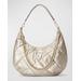 Madison Quilted Metallic Shoulder Bag