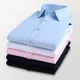 New Plus Size 5xl 6XL 7XL Camisa Cmen's Slim Solid Color Long-sleeved Shirt Business Casual White