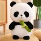 25cm Kawaii Panda Plush Toys Cute bamboo Panda Bears with bamboo Plushie Doll Stuffed Animal Toy For