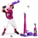 Baseball Ball Toys for Kids Adjustable Batting Automatic Pitching Machine Toys for 3-10 Years Old