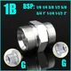 British Tubing Fittings Male Thread BSP 1/8" 1/4" 3/8" 1/2" 3/4" 1" 1-1/4" 1-1/2" 2"Hydraulic Pipe