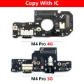 Nuovo Per Xiaomi Poco M4 Pro 4G 5G Dock Connettore Micro USB Caricatore Porta di Ricarica Cavo Della Flessione Scheda Microfono