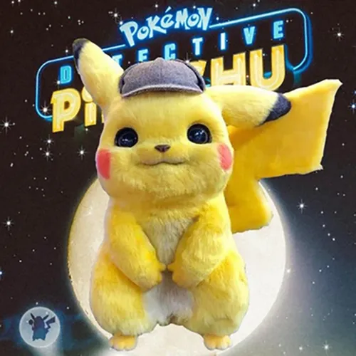 TAKARA TOMY Original Pokemon Detektiv Pikachu Plüsch Spielzeug Anime Spielzeug Kinder Geschenk