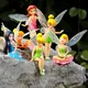 6 teile/satz Anime Tinkerbell Fee Figur Spielzeug Fee Tinker Bell PVC Action-figuren Puppen