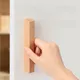 Wooden Cabinet Door Handles Wardrobe Drawer Pulls Natural Solid Wood Kitchen Closet Furniture Knobs