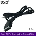 Scart Cable 21 Pin Scart Jack To 3.5mm Male Stereo Jack Full HD TV Multiple Shieldings Precision