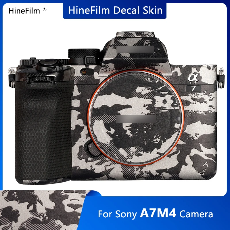 A7M4 Kamera-Aufkleber A7IV Vinyl-Aufkleber Skins Wrap Cover für Sony ILCE-7M4 / Alpha 7 IV Kamera Premium-Aufkleber