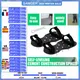 Samger 1Pair Lawn Aerator Sandals Shoes Grass Cultivator Shoes Spikes Nail Aerators Yard Garden