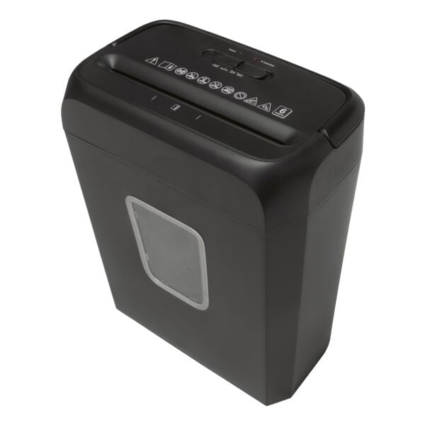 Monolith Aktenvernichter »C237« Partikelschnitt bis 6 Blatt schwarz, 29.8x31.5x17.6 cm Image