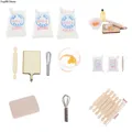 New 1:12 Doll House DIY Hut Doll House Mini Food Accessories Model Flour And Rolling Pin Eggbeater