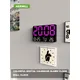 Digital Alarm Clocks for Bedrooms Colorful Calendar Tables Clock with Date Temperature 2 Alarms