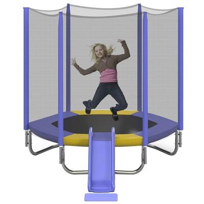 Trampolines 7FT Round Trampoline with Enclosure