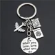 1pc Pilot Aviator Key Chains Airplane Charms Passport Keyring Hoilday Key Fob Traveler Jewelry For