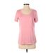 Nike Active T-Shirt: Pink Activewear - Women's Size Small