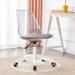 Home Office Chair Adjustable Swivel Chair Plastic Armless Swivel Chair