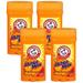 4-Pack Arm And Hammer Ultramax Antiperspirant Deodorant Invisible Solid Active Sport 2.6 oz (Exp:-03/01/2024)
