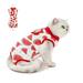 Cat Surgical Recovery Suit After Surgery Wear Pajama Suit Home Indoor Pets Clothing(Watermelon) - L