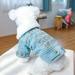 Shirts for Dog Pet Clothes Padded Thickened Denim Cotton Jacket Letter Denim Cotton Jacket