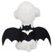 1pc Halloween Funky Pet Costumes Bat Wing Suit Bat Costume Dog Clothes Pet Supplies for Dog (without Strap M Black)