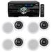 DV4000 4000w Bluetooth Home Theater DVD Receiver+8) 6.5 White Ceiling Speakers