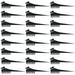 HOMEMAXS 50PCS Portable Hair Dye Comb Multi-functional Hair Salon Brush Professional Hair Coloring Comb Practical Hairdressing Comb Pointed Tail Comb for Home Salon Use (Black)