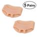 5Pairs Gel Metatarsal Pads Breathable Ball of Foot Cushions Extra Cushioning Inserts Rapid Foot Pain Relief (Pink)