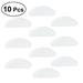 10pcs Eyeglasses Nose Pads Glasses Adhesive Silicone Nose Pads Non-slip Thin Nosepads for Glasses Eyeglasses Sunglasses (White)