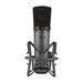 Walmeck SM-10 Unidirectional Recording Microphone Metal Structure XLR Connector with Metal Windscreen Mount 48V Phantom Power for Network Karaoke Live Broadcast Recording Instrument