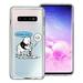 Galaxy S10 5G Case (6.7inch) Clear TPU Cute Soft Jelly Cover - Pooh Comic Guess