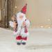 KIHOUT Clearance 10.2inch Santa Claus Figurines Standing Santa Statue Miniature Collection Hanging Santa Claus Pendant For Christmas Tree Fireplace Tabletop Centerpieces