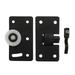 2 Sets Wardrobe Sliding Door Pulley Wardrobe Buffer Roller Door Wheel Roller kit