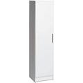 Wood 16 Narrow Utility Storage Cabinet Office Storage Cabinet for Garage Warehouse Classroom Pantry Bedroom in White