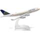 NUOTIE Boeing 747 British Airways 1/400 Diecast Metal Airplane Model with Stand Airlines Model Plane Alloy Display Collectible Model Kit for Aviation Enthusiast Gift
