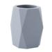 1 Pc Geometry Shape Pen Holder Silicone Pencil Container Multiple-use Desktop Stationery Organizer for School Office (Grey)