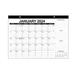 LSLJS Desk Calendar 2024-2025 - 12 x17 Desk/Wall Calendar with Hanging Holes Thick Paper with Cutting Line Monthly Schedule Planner Calendars with Holidays Christmas Gifts for Office School