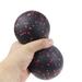 Dual Massage Ball EPP Muscle Relaxation Dual Ball Peanut Massage Ball Yoga Fitness Lacrosse Ball for Home Office (Black Red)