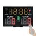 Radirus Scoreboard Indoor Digital LED Tabletop Score Board for Basketball Volleyball Tennis Boxing Portable Design