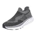 JHLZHS Womens Tennis Shoes Clearance Lovers Trend Set Rubber Breathable Non Slip Thick Soled Casual Shoes For Men And Running Fitness Running Sneakers Lovers Shoes Gray