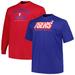 Men's Fanatics Branded Royal/Red Philadelphia 76ers Big & Tall Short Sleeve Long T-Shirt Set