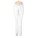 RockStar Jeans - Mid/Reg Rise Boot Cut Boot Cut: White Bottoms - Women's Size 6 - Indigo Wash