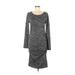 Joe Fresh Casual Dress - Sheath: Black Print Dresses - Women's Size Medium